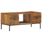 vidaXL Couchtisch 90×45×40 cm Massivholz Mango vidaXL Couchtisch 90×45×40 cm Massivholz Mango