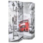 vidaXL Raumteiler klappbar 160 x 170 cm London Bus Schwarz-Weiß vidaXL Raumteiler klappbar 160 x 170 cm London Bus Schwarz-Weiß
