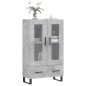 vidaXL Highboard Betongrau 69,5x31x115 cm Holzwerkstoff vidaXL Highboard Betongrau 69,5x31x115 cm Holzwerkstoff