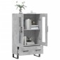 vidaXL Highboard Betongrau 69,5x31x115 cm Holzwerkstoff vidaXL Highboard Betongrau 69,5x31x115 cm Holzwerkstoff