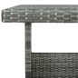 vidaXL 6-tlg. Garten-Lounge-Set mit Auflagen Poly Rattan Grau vidaXL 6-tlg. Garten-Lounge-Set mit Auflagen Poly Rattan Grau