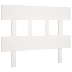 vidaXL Kopfteil Weiß 103,5x3x81 cm Massivholz Kiefer