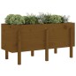 vidaXL Hochbeet Honigbraun 121x50x57 cm Massivholz Kiefer vidaXL Hochbeet Honigbraun 121x50x57 cm Massivholz Kiefer