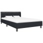 vidaXL Bettgestell Schwarz Kunstleder 140 × 200 cm vidaXL Bettgestell Schwarz Kunstleder 140 × 200 cm