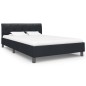 vidaXL Bettgestell Schwarz Kunstleder 140 × 200 cm vidaXL Bettgestell Schwarz Kunstleder 140 × 200 cm