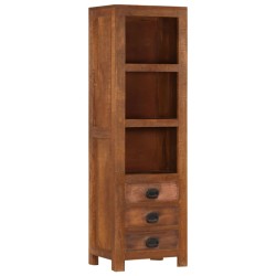 vidaXL Highboard mit 3 Schubladen 40 x 30 x 130 cm Massivholz Mango