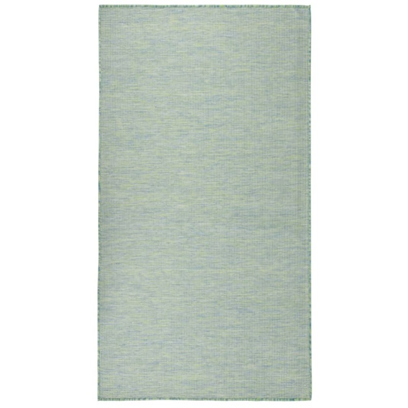 vidaXL Outdoor-Teppich Flachgewebe 80x150 cm Türkis vidaXL Outdoor-Teppich Flachgewebe 80x150 cm Türkis
