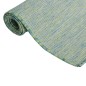 vidaXL Outdoor-Teppich Flachgewebe 80x150 cm Türkis vidaXL Outdoor-Teppich Flachgewebe 80x150 cm Türkis