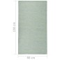 vidaXL Outdoor-Teppich Flachgewebe 80x150 cm Türkis vidaXL Outdoor-Teppich Flachgewebe 80x150 cm Türkis