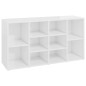vidaXL Schuhbank Hochglanz-Weiß 103x30x54,5 cm Holzwerkstoff vidaXL Schuhbank Hochglanz-Weiß 103x30x54,5 cm Holzwerkstoff