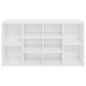 vidaXL Schuhbank Hochglanz-Weiß 103x30x54,5 cm Holzwerkstoff vidaXL Schuhbank Hochglanz-Weiß 103x30x54,5 cm Holzwerkstoff