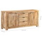 vidaXL Sideboard 175x40x75 cm Raues Mangoholz vidaXL Sideboard 175x40x75 cm Raues Mangoholz