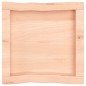 vidaXL Tischplatte 40x40x6 cm Massivholz Eiche Unbehandelt Baumkante vidaXL Tischplatte 40x40x6 cm Massivholz Eiche Unbehandelt Baumkante