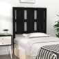 vidaXL Kopfteil Schwarz 80,5x4x100 cm Massivholz Kiefer