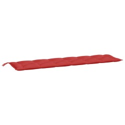 vidaXL Gartenbank-Auflage Rot 200x50x7 cm Oxford-Gewebe