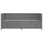 vidaXL Tagesbett Grau 80x200 cm Massivholz Kiefer vidaXL Tagesbett Grau 80x200 cm Massivholz Kiefer