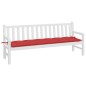 vidaXL Gartenbank-Auflage Rot 200x50x7 cm Oxford-Gewebe vidaXL Gartenbank-Auflage Rot 200x50x7 cm Oxford-Gewebe