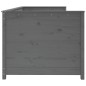 vidaXL Tagesbett Grau 80x200 cm Massivholz Kiefer vidaXL Tagesbett Grau 80x200 cm Massivholz Kiefer