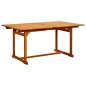 vidaXL Garten-Esstisch (160-240)x100x75 cm Massivholz Akazie vidaXL Garten-Esstisch (160-240)x100x75 cm Massivholz Akazie