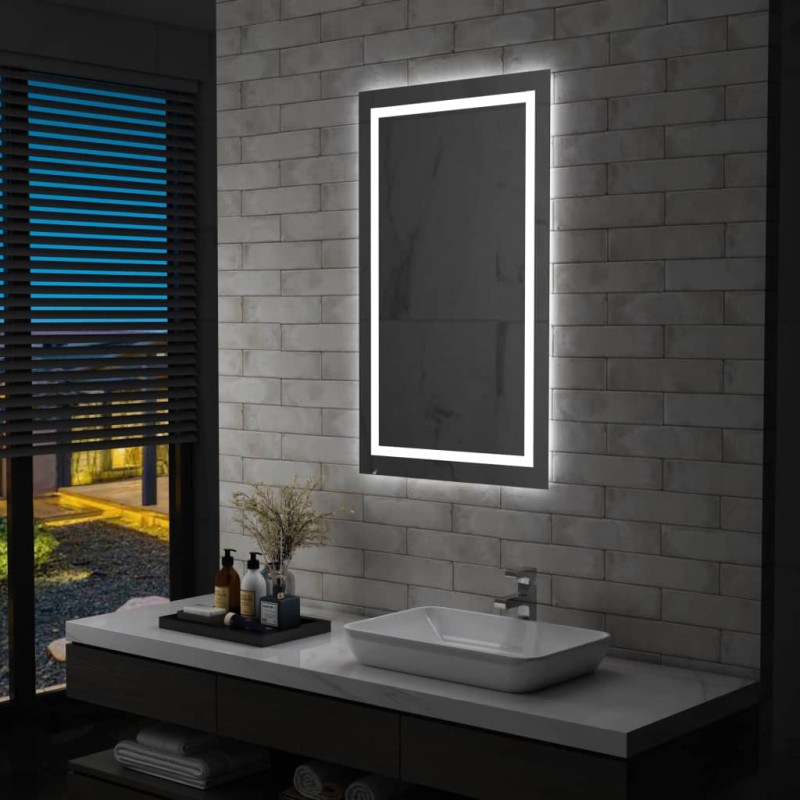 vidaXL LED-Badspiegel mit Berührungssensor 60x100 cm vidaXL LED-Badspiegel mit Berührungssensor 60x100 cm