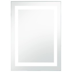 vidaXL LED-Badspiegel mit Berührungssensor 60x100 cm
