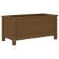vidaXL Pflanzkübel Honigbraun 82,5x40x39 cm Massivholz Kiefer vidaXL Pflanzkübel Honigbraun 82,5x40x39 cm Massivholz Kiefer