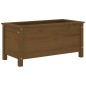 vidaXL Pflanzkübel Honigbraun 82,5x40x39 cm Massivholz Kiefer vidaXL Pflanzkübel Honigbraun 82,5x40x39 cm Massivholz Kiefer