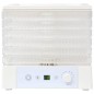 vidaXL Dörrgerät mit 6 Ablagen 250 W Weiß vidaXL Dörrgerät mit 6 Ablagen 250 W Weiß