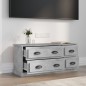 vidaXL TV-Schrank Betongrau 100x35,5x45 cm Holzwerkstoff vidaXL TV-Schrank Betongrau 100x35,5x45 cm Holzwerkstoff
