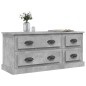 vidaXL TV-Schrank Betongrau 100x35,5x45 cm Holzwerkstoff vidaXL TV-Schrank Betongrau 100x35,5x45 cm Holzwerkstoff