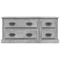 vidaXL TV-Schrank Betongrau 100x35,5x45 cm Holzwerkstoff vidaXL TV-Schrank Betongrau 100x35,5x45 cm Holzwerkstoff