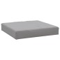 Palettenkissen 3-tlg. Grau Oxford-Gewebe Palettenkissen 3-tlg. Grau Oxford-Gewebe