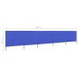 vidaXL 5-teiliges Windschutzgewebe 600 x 120 cm Azurblau vidaXL 5-teiliges Windschutzgewebe 600 x 120 cm Azurblau