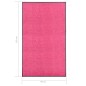 vidaXL Fußmatte Waschbar Rosa 90x150 cm vidaXL Fußmatte Waschbar Rosa 90x150 cm