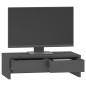vidaXL Monitorständer Grau 50x27x15 cm Massivholz Kiefer vidaXL Monitorständer Grau 50x27x15 cm Massivholz Kiefer