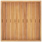 vidaXL Serviertablett 50x50 cm Massivholz Teak vidaXL Serviertablett 50x50 cm Massivholz Teak