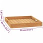 vidaXL Serviertablett 50x50 cm Massivholz Teak vidaXL Serviertablett 50x50 cm Massivholz Teak
