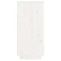 vidaXL Beistellschrank Weiß 60x34x75 cm Massivholz Kiefer vidaXL Beistellschrank Weiß 60x34x75 cm Massivholz Kiefer