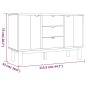 vidaXL Sideboard OTTA Braun&Weiß 113,5x43x73 cm Massivholz Kiefer vidaXL Sideboard OTTA Braun&Weiß 113,5x43x73 cm Massivholz Kiefer