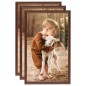 vidaXL Bilderrahmen Collage 3 Stk. für Tisch Braun 13x18 cm MDF vidaXL Bilderrahmen Collage 3 Stk. für Tisch Braun 13x18 cm MDF