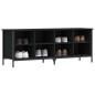 vidaXL Schuhregal Schwarz 131x35x50 cm Holzwerkstoff vidaXL Schuhregal Schwarz 131x35x50 cm Holzwerkstoff