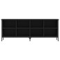 vidaXL Schuhregal Schwarz 131x35x50 cm Holzwerkstoff vidaXL Schuhregal Schwarz 131x35x50 cm Holzwerkstoff