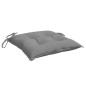 Stuhlkissen 4 Stk. Grau 50x50x7 cm Oxford-Gewebe Stuhlkissen 4 Stk. Grau 50x50x7 cm Oxford-Gewebe