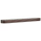 vidaXL Hochbeet Pulverbeschichteter Stahl 544x100x36 cm Braun vidaXL Hochbeet Pulverbeschichteter Stahl 544x100x36 cm Braun