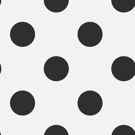 Kids at Home Tapete Dotty Black Weiß und Schwarz 100104