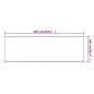 vidaXL Senkrechtmarkise Taupe 100x420 cm Oxford-Gewebe vidaXL Senkrechtmarkise Taupe 100x420 cm Oxford-Gewebe