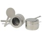 vidaXL Chafing Dish Set 3-tlg. Edelstahl vidaXL Chafing Dish Set 3-tlg. Edelstahl