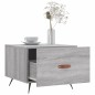 vidaXL Couchtisch Grau Sonoma 50x50x40 cm Holzwerkstoff vidaXL Couchtisch Grau Sonoma 50x50x40 cm Holzwerkstoff