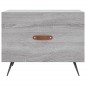 vidaXL Couchtisch Grau Sonoma 50x50x40 cm Holzwerkstoff vidaXL Couchtisch Grau Sonoma 50x50x40 cm Holzwerkstoff