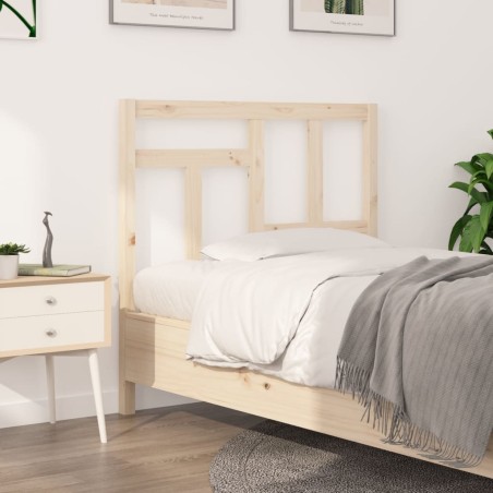vidaXL Bett-Kopfteil 105,5x4x100 cm Massivholz Kiefer